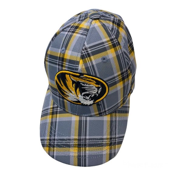 Russell Athletic Other - Mizzou Football NCAA University of Missouri Tigers Cap Hat All Plaid Russell
